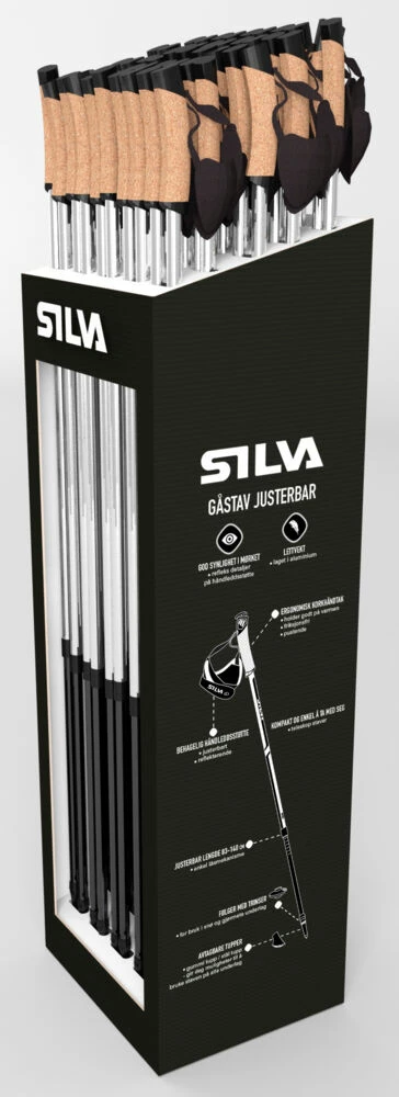 Silva Justerbar Gåstav - Bilde 2