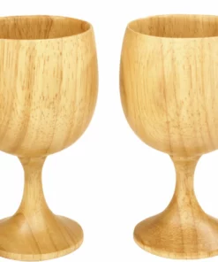 Eagle Products Øl Og Vinglass På Stett Av Tre