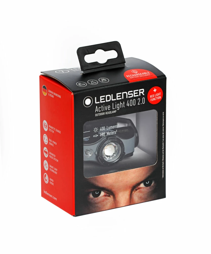 LED LENSER Ledlenser Active 400 2.0 Hodelykt 2 LED LENSER Ledlenser Active 400 2.0 Hodelykt - Bilde 2