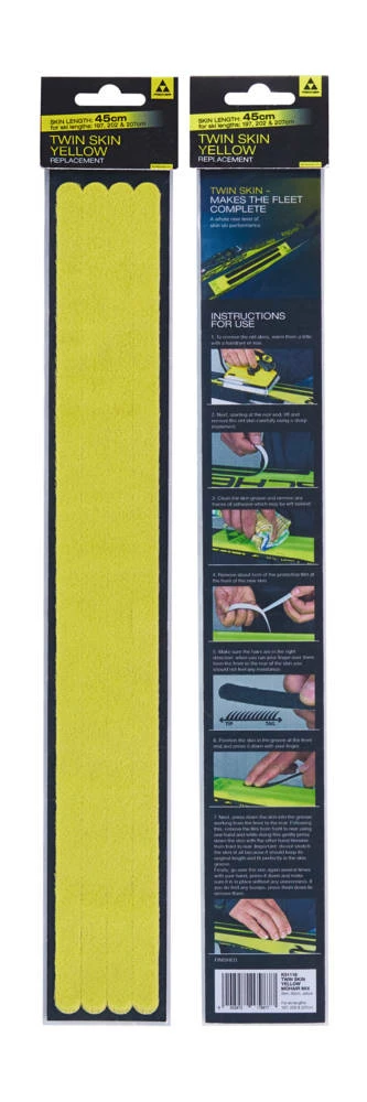 FISCHER Twin Skin Yellow Mohair Mix Reservefell Voksen